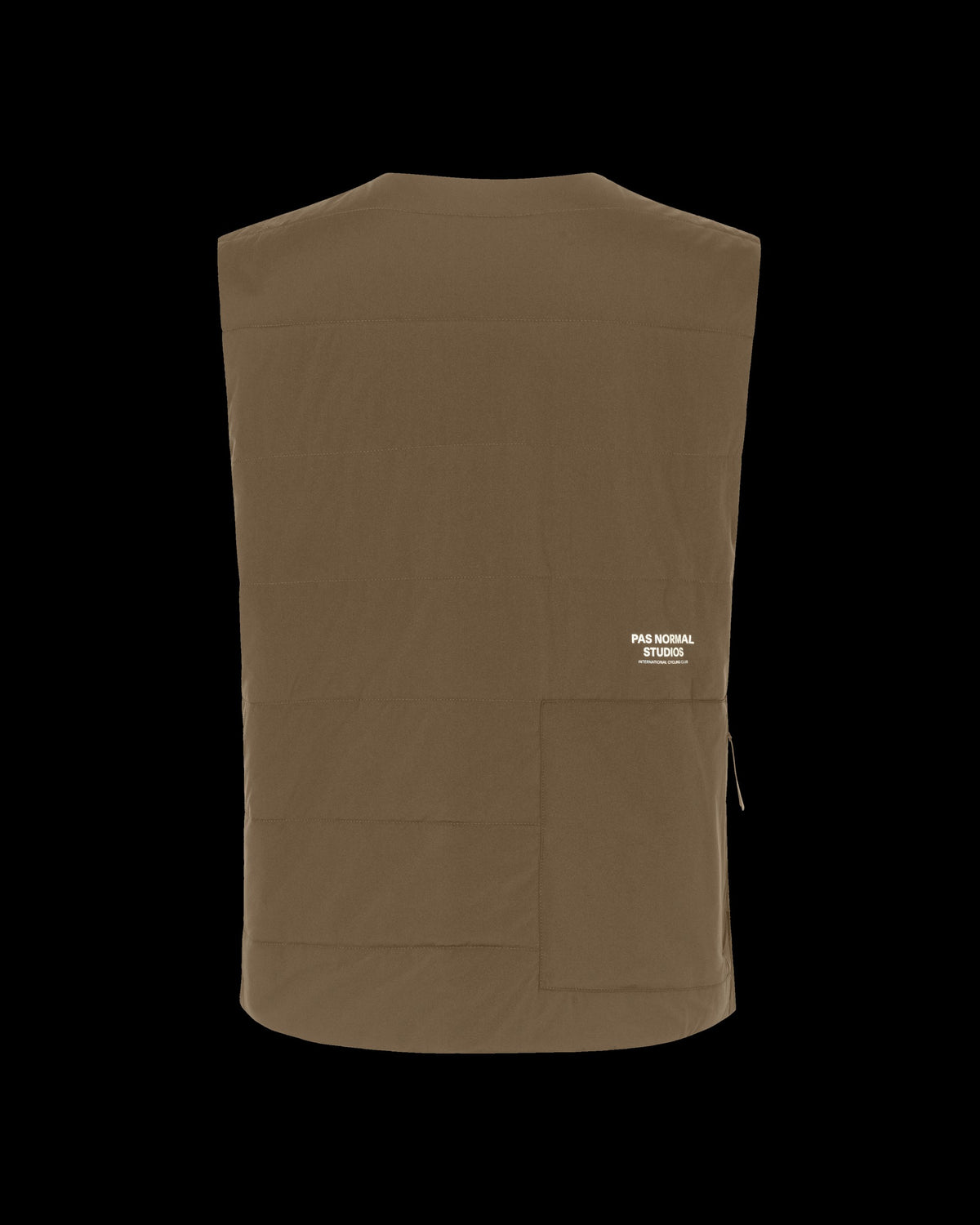 PAS NORMAL STUDIOS Off-Race Thermal Gilet - Army Brown