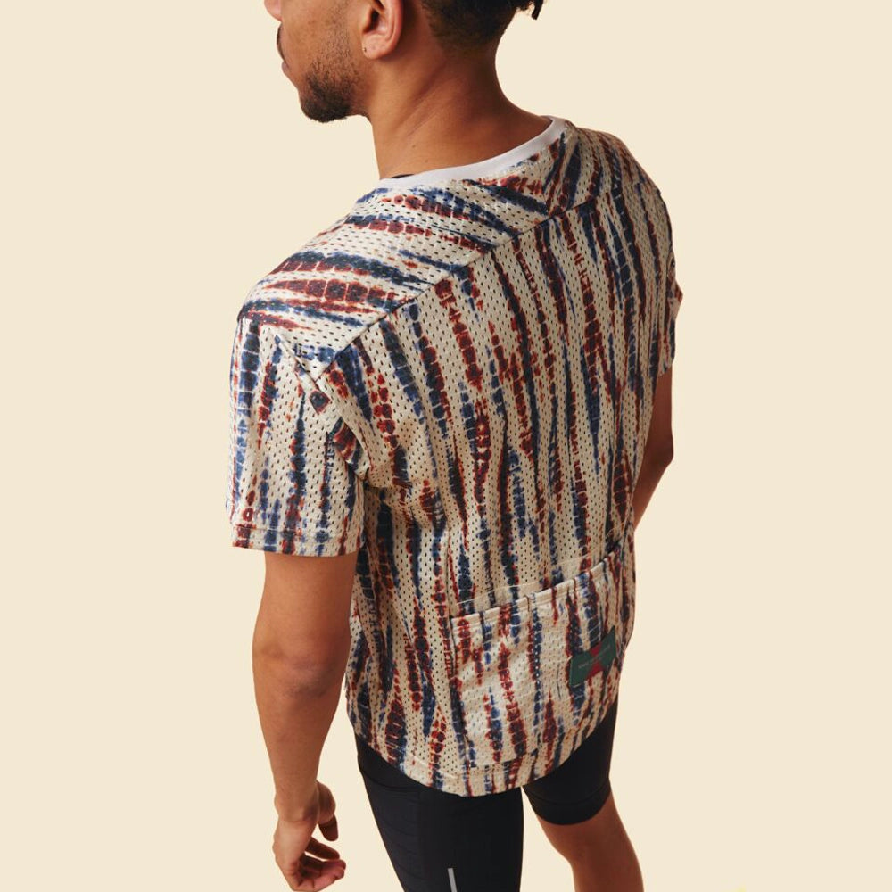 CAFE DU CYCLISTE Magalie Gravel Jersey - Shibori-Jerseys-