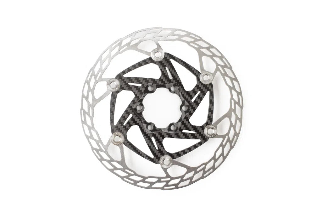 CARBON TI X Rotor Steelcarbon 3 Center Lock - Silver-Brake Rotors-