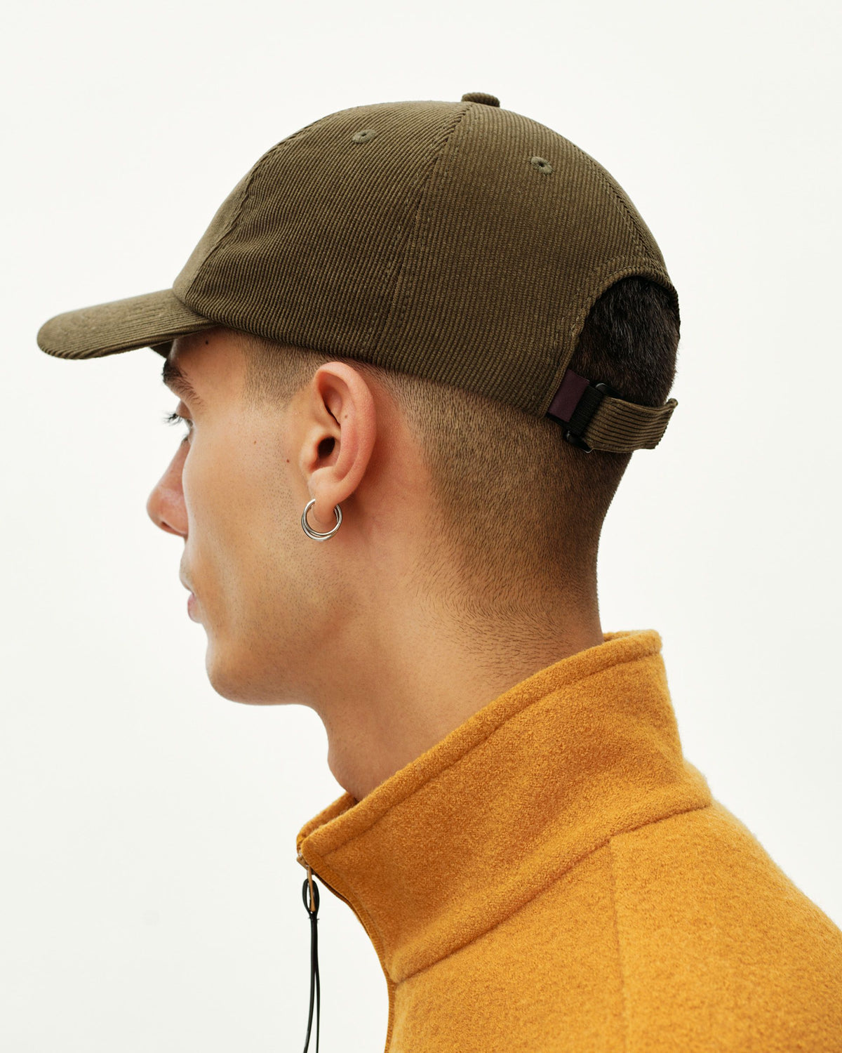 PAS NORMAL STUDIOS OFF-RACE TECH CORDUROY CAP - DEEP OLIVE