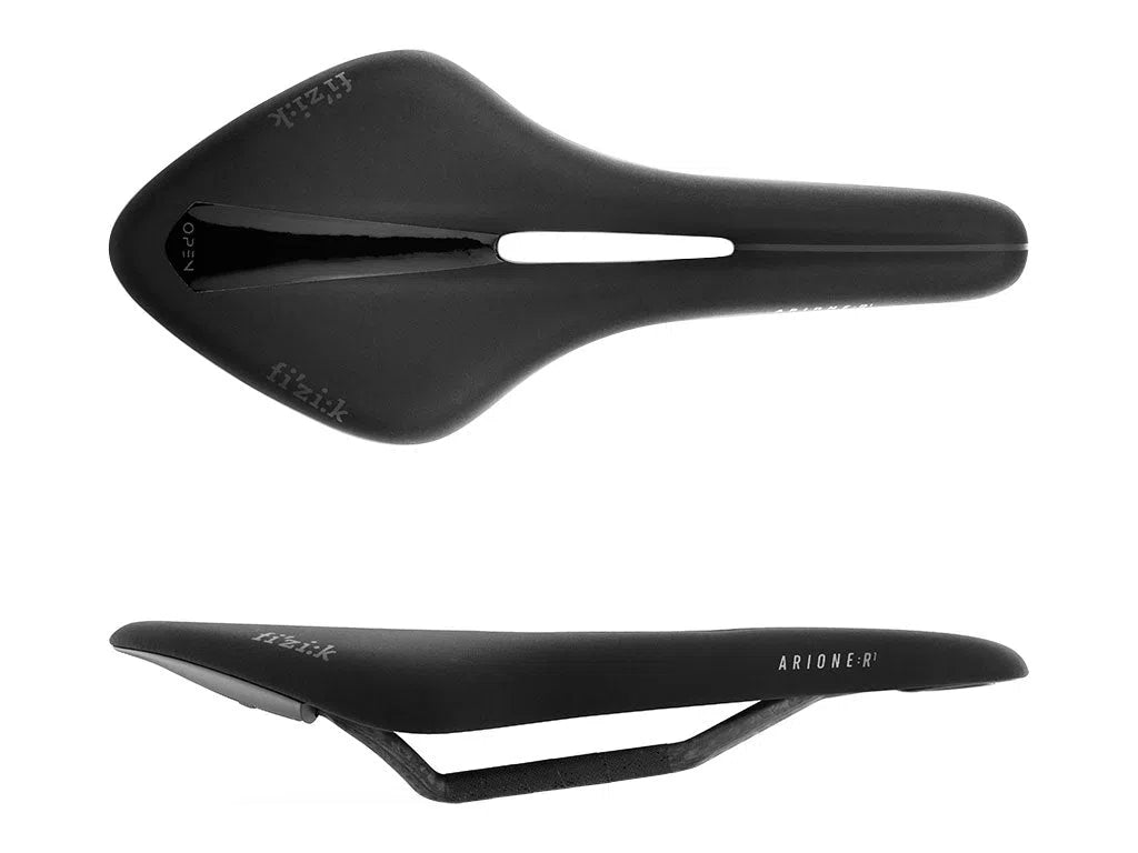 FIZIK ARIONE R1 OPEN Carbon Saddle - Black-Saddles-8021890455642