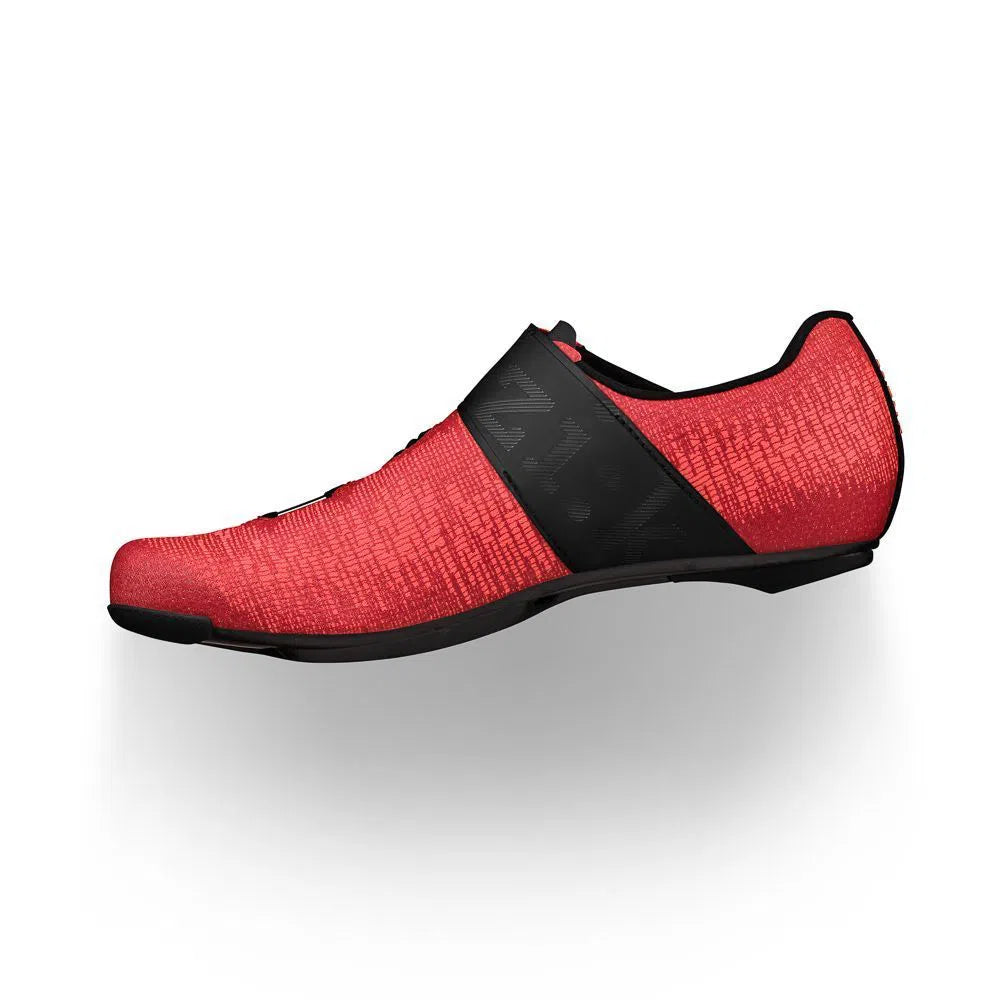 FIZIK Road Cycling Shoes R1 Vento Infinito Knit Carbon 2 - Coral/Black-Road Cycling Shoes-