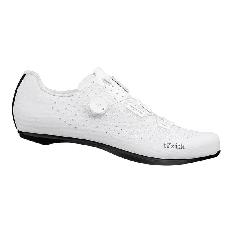 FIZIK Road Cycling Shoes Tempo Decos Carbon - White/Black-Road Cycling Shoes-8058364125626