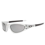 OAKLEY Muzm Straight Jacket 99 Eyewear - Silver/Prizm Black