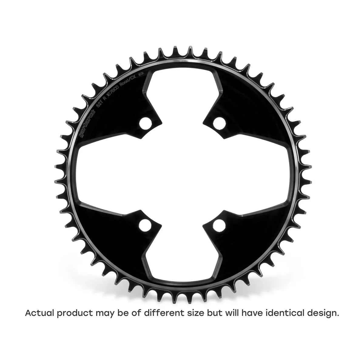 GARBARUK 107 BCD Chainring for SRAM AXS, Round - Black