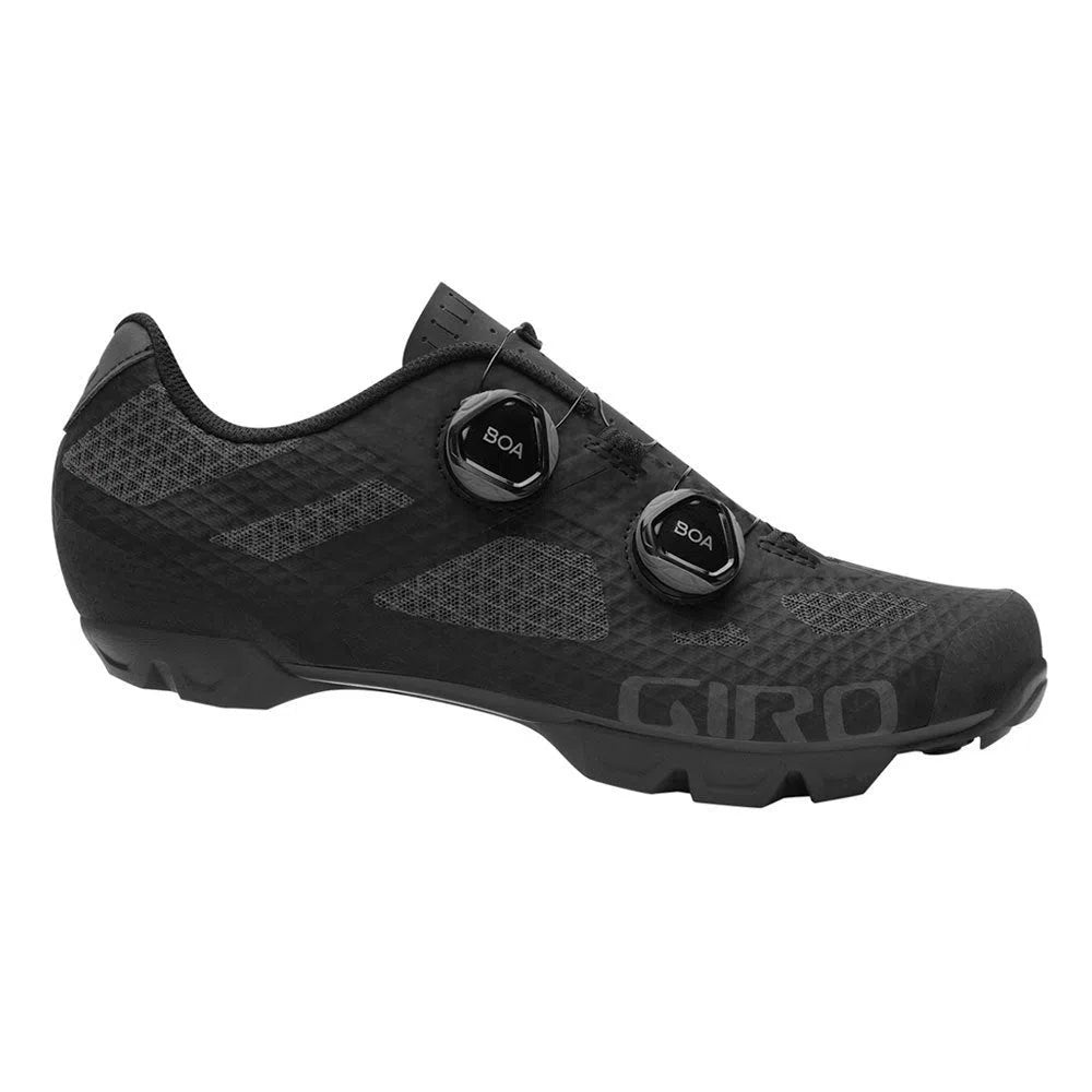GIRO Sector Gravel MTB Cycling Shoes X5 - Black-Gravel Cycling Shoes-