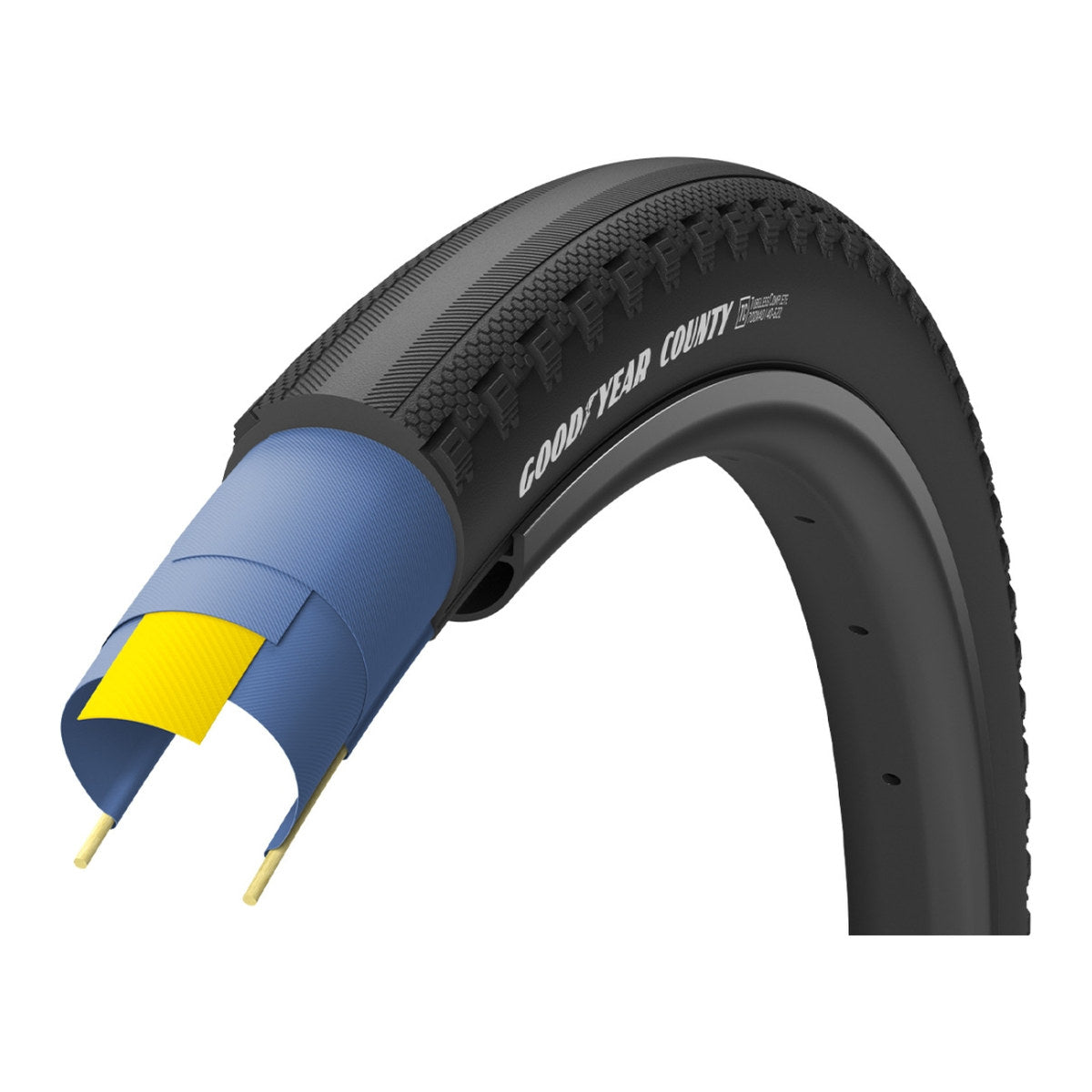 GOODYEAR County TLR 60 TPI Gravel Tyre - Black