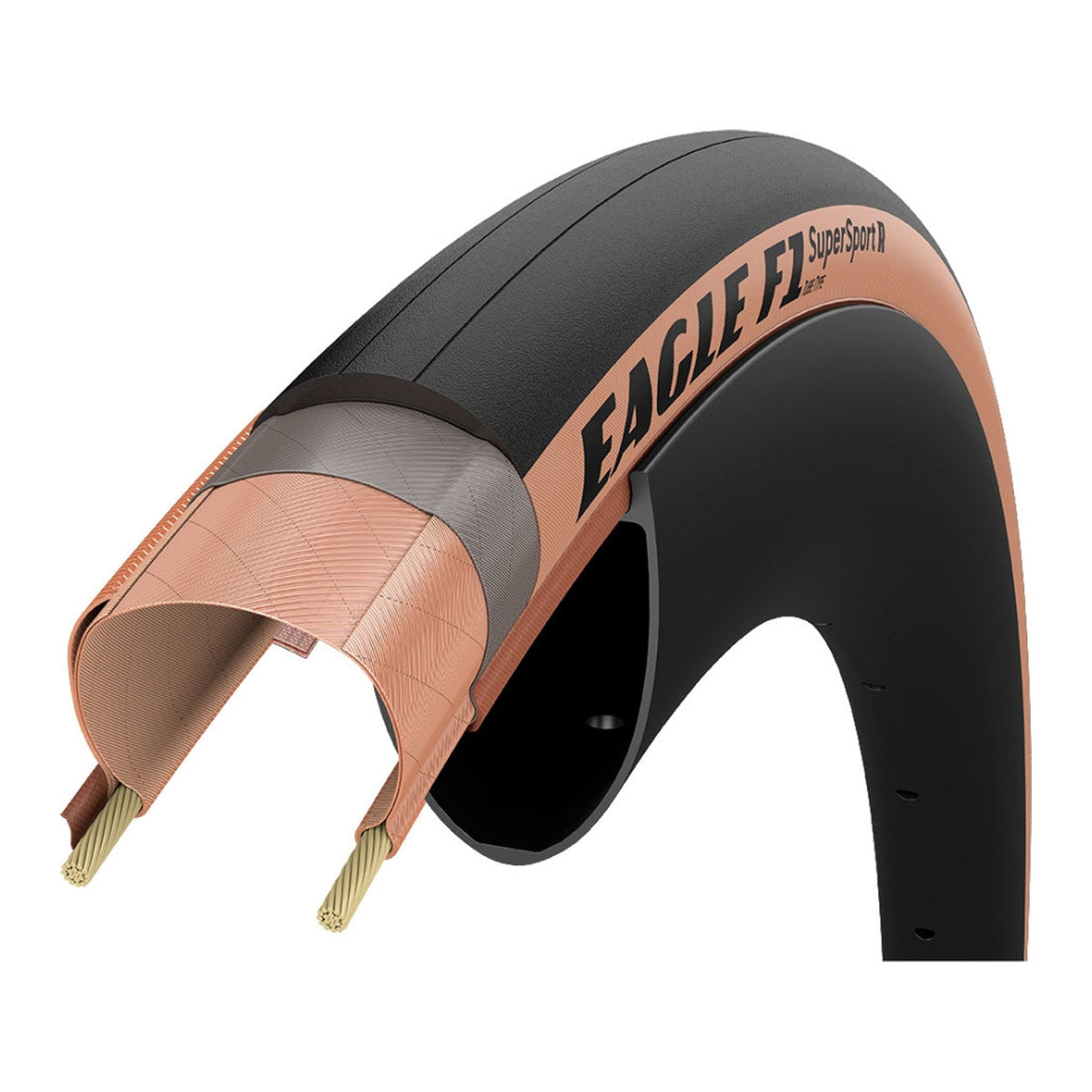 GOODYEAR Eagle F1 SuperSport R TLC Road Tyre - Black/Tan