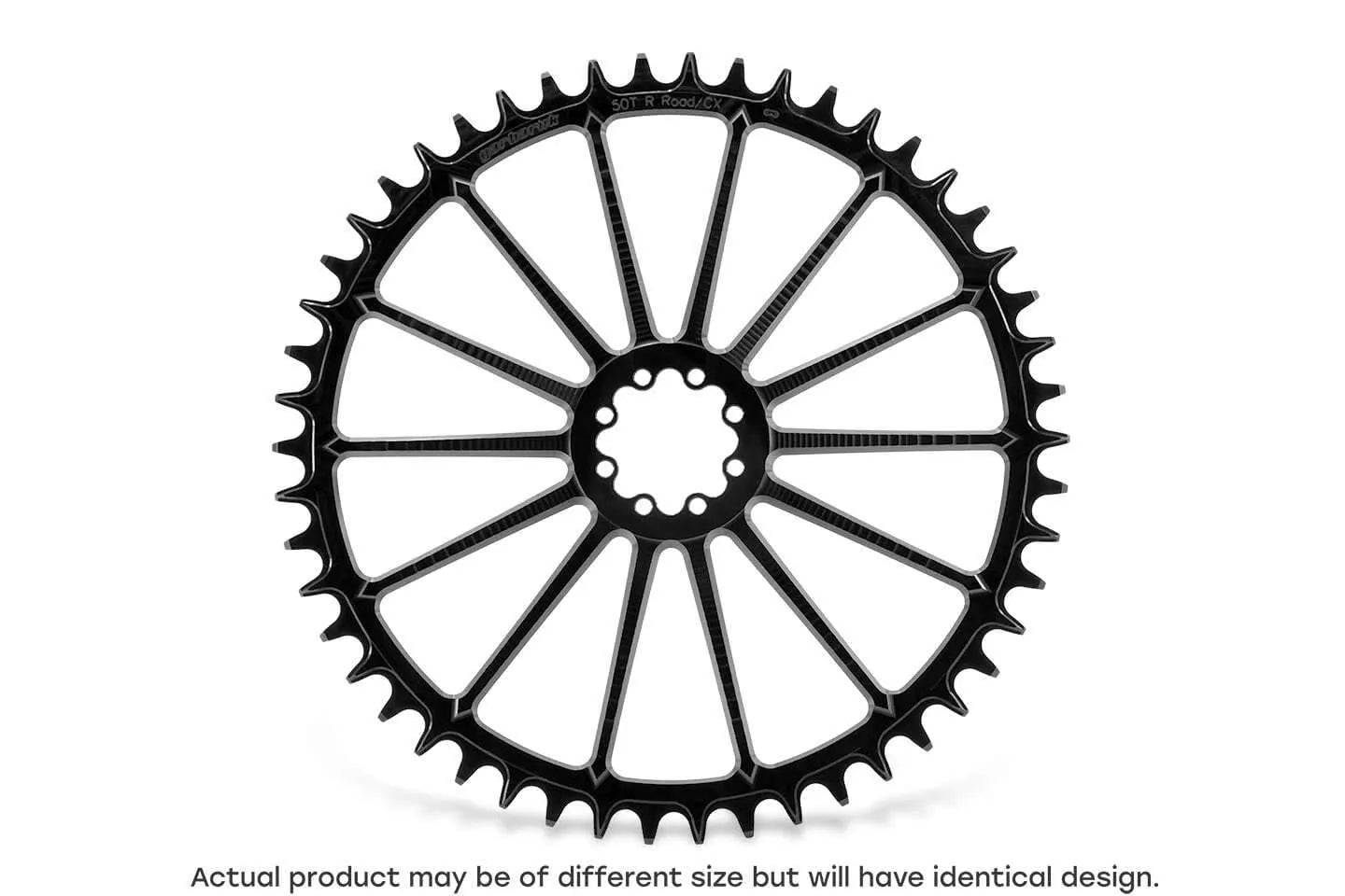 GARBARUK ROUND Plat DIRECT MOUNT AXS ROAD/GRAVEL - Negre