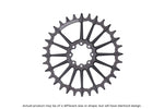 GARBARUK OVAL Krankhjul DM MTB Krankhjul FOR SRAM 8-BOLT - Sort