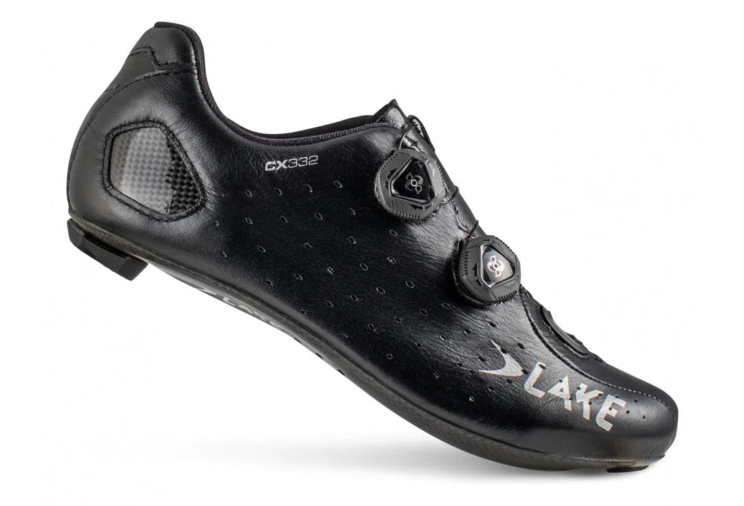 LAKE CX 332 Road Cycling Shoes - Black-Road Cycling Shoes-