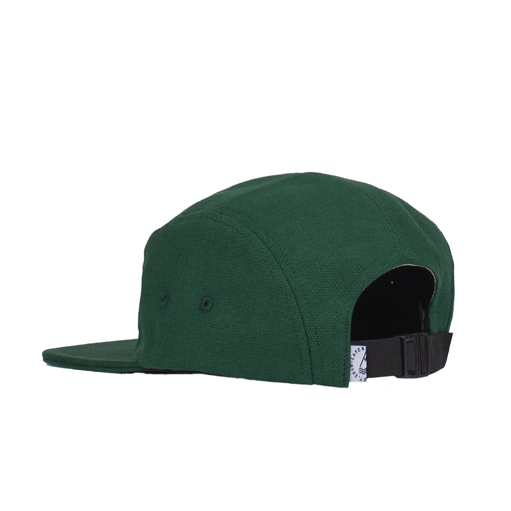 LASER Barceloneta 5 Panel Hat - Evergreen-Caps-25059657