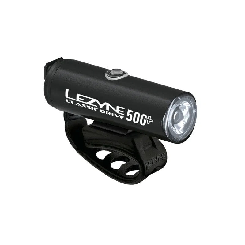 LEZYNE CLASSIC DRIVE 500+ FRONT LIGHT - Black-Front Lights-4710582551772 LASSIC DRIVE 500+ FRONT