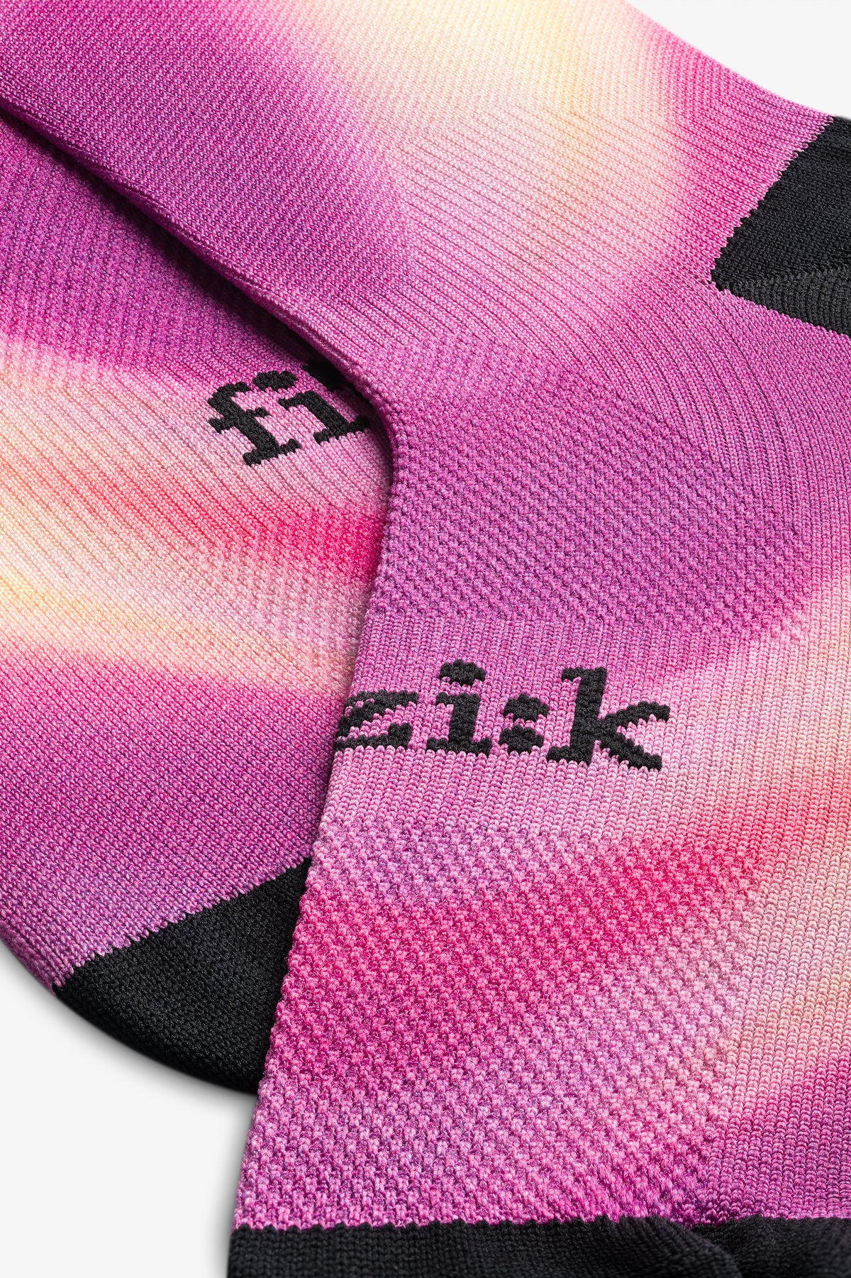 FIZIK FADED Cykelstrømper - PURPLE/YELLOW