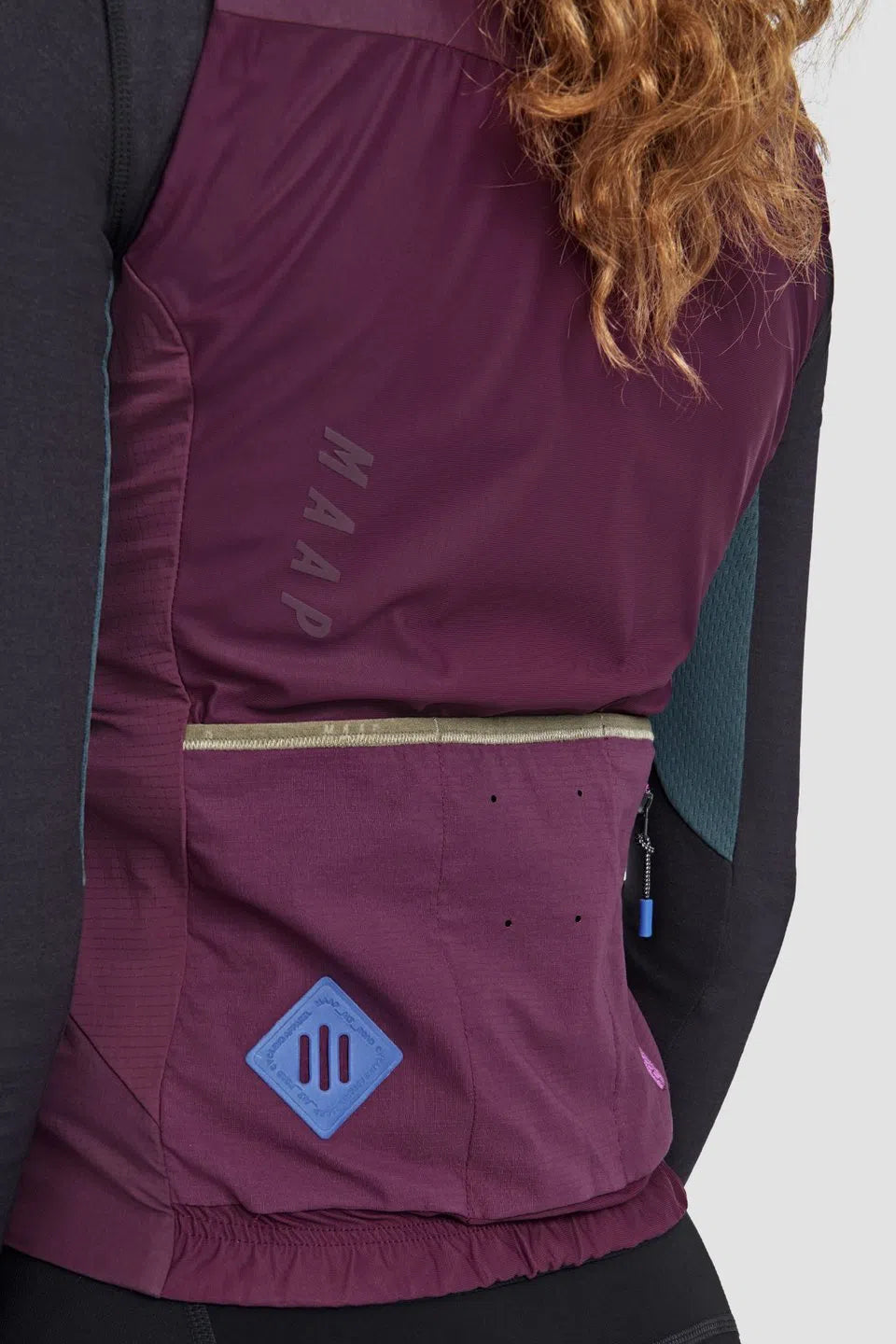 MAAP Alt Road Thermal Women Vest - Burgundy-Gilets-