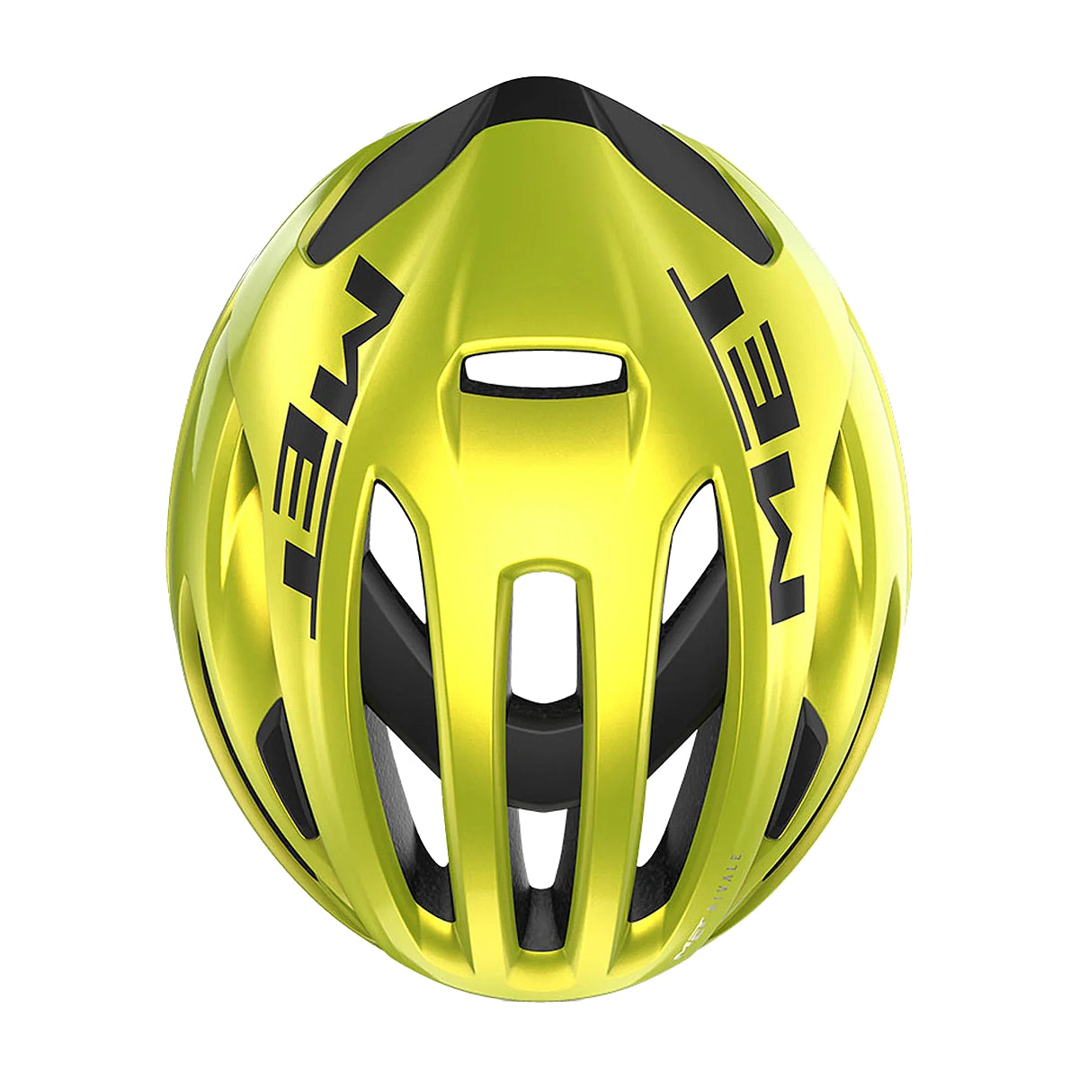 MET Rivale MIPS Cycling Helmet - Metallic Yellow Glossy-
