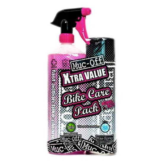 MUC OFF EXTRA VALUE BIKE CARE PACK - 500ml Spray + 1L Cleaning Liquid-Cleaning Products-5037835925005