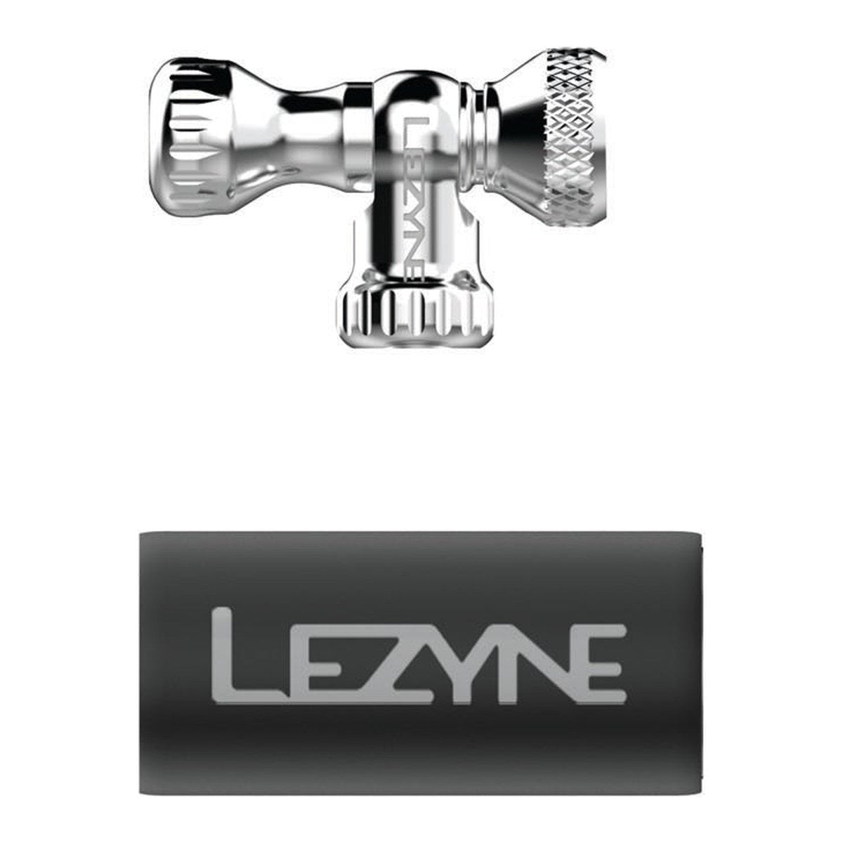 LEZYNE CONTROL DRIVE CNC CO2 PUMP HEAD - SILVER/GLOSSY