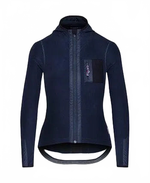 CAFE DU CYCLISTE Ingrid Long Sleeve Women Jersey - Navy-Women Long Sleeve Jerseys-