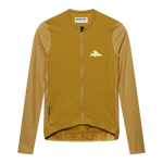 CAFE DU CYCLISTE Andrea Women's LS Jersey - Golden Olive