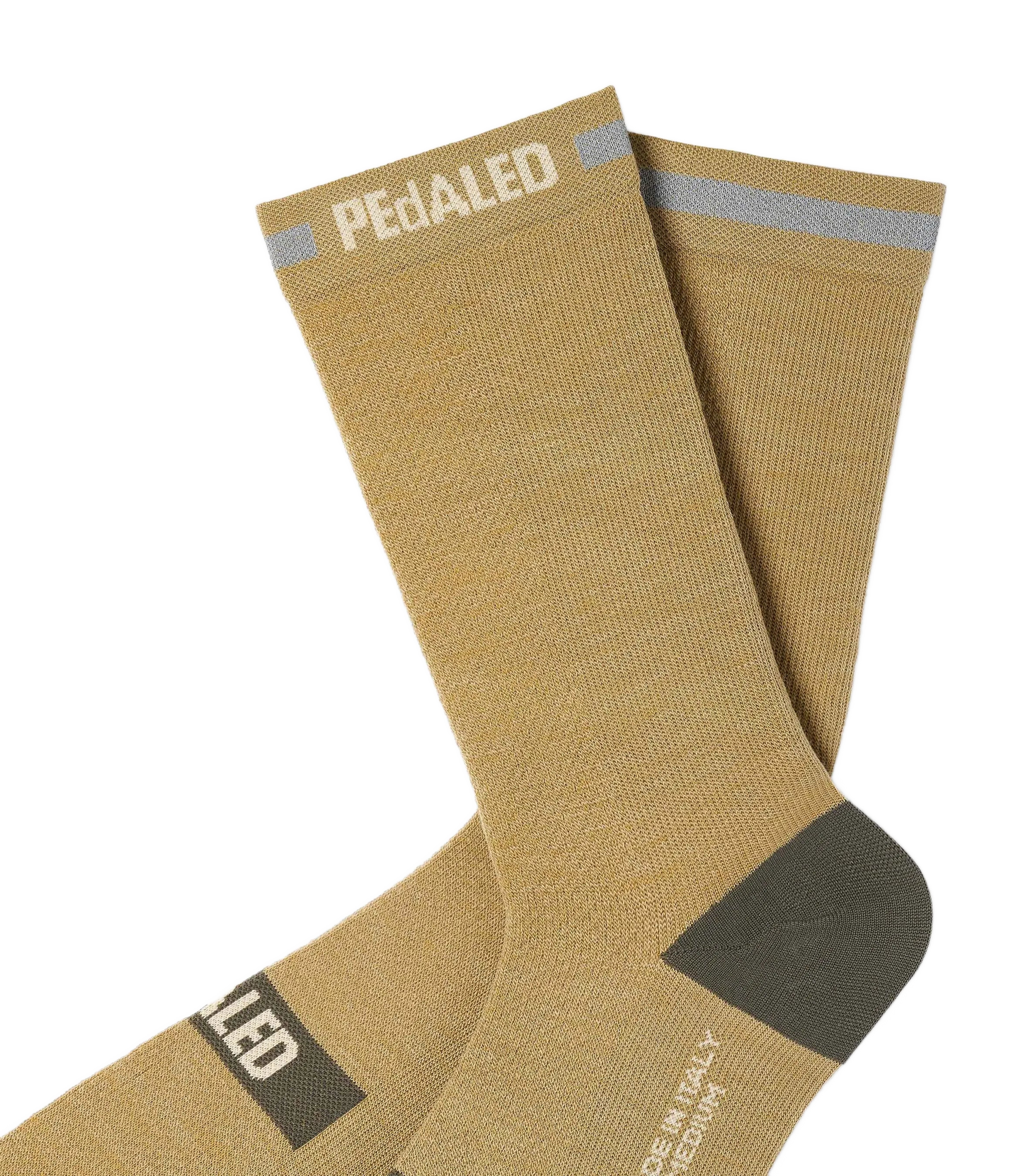 PEDALED Odyssey Merino Reflective Socks - Light Green