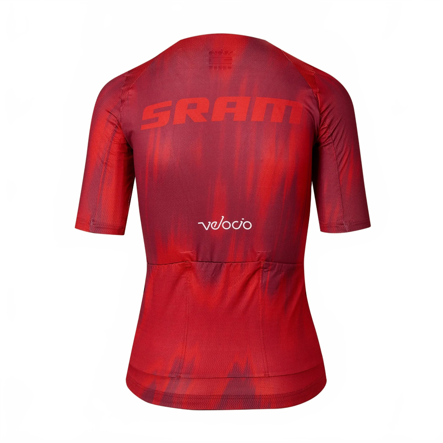 VELOCIO SRAM LUXE Women's Ultralight Mesh Jersey - Red Stroke