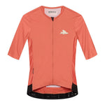 CAFE DU CYCLISTE Olympe Ultralight Cycling Women Jersey - Cinder Red