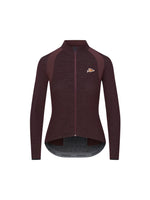 CAFE DU CYCLISTE Marguerite V2 Long Sleeve Women Jersey - Quetsche