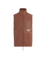 PAS NORMAL STUDIOS Off Race Fleece Gilet - Rust