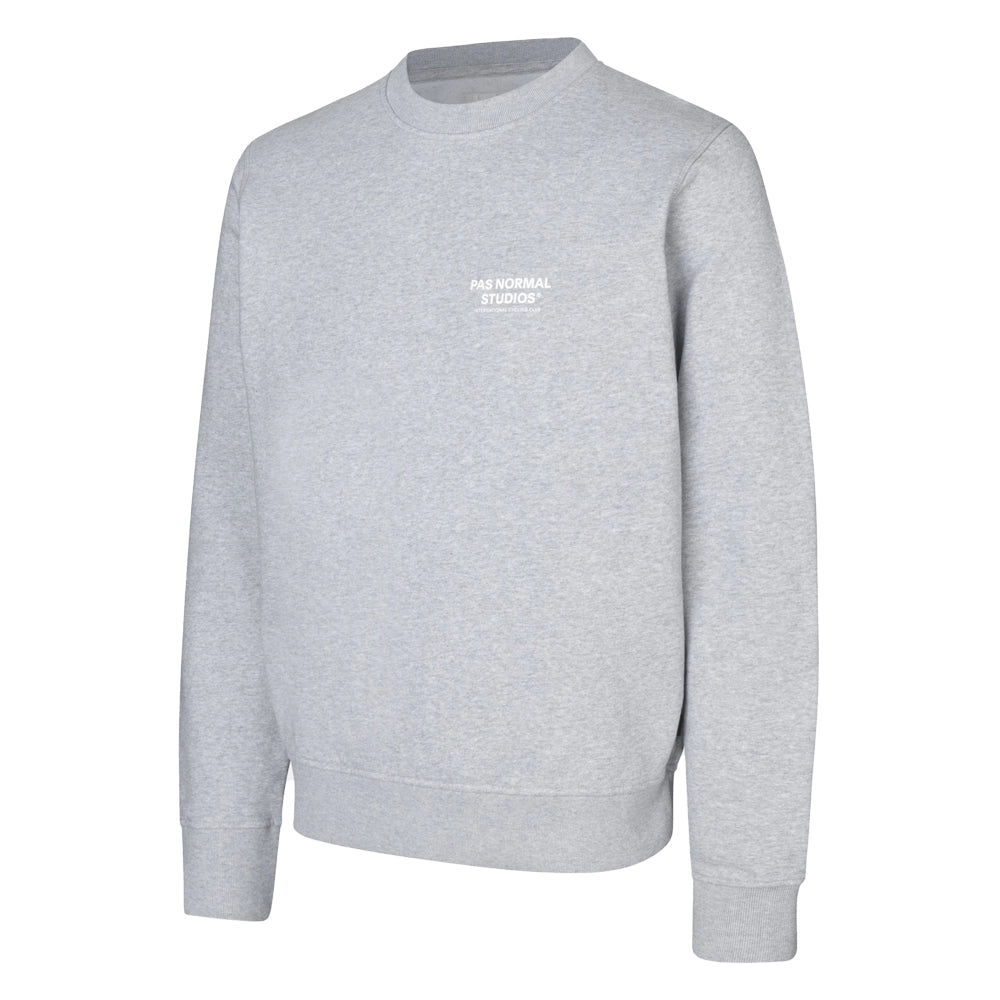 PAS NORMAL STUDIOS Off Race Small Logo Sweatshirt - Grey