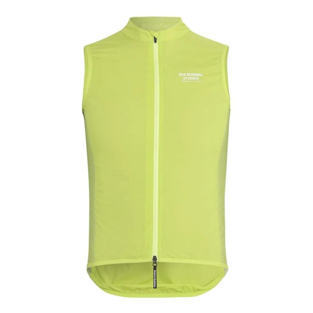 PAS NORMAL STUDIOS Stow Away Gilet Bright Lime Default pas normal studios
