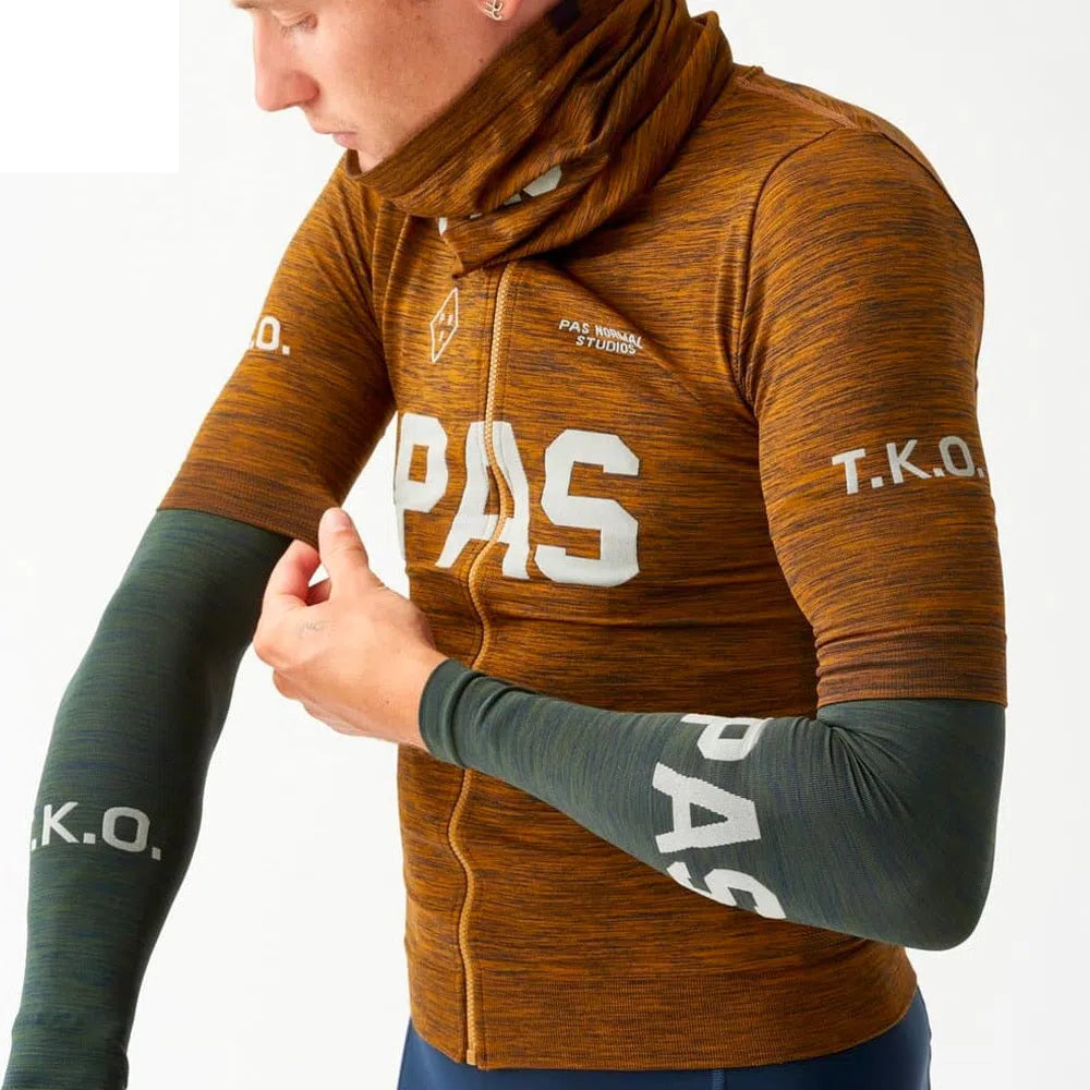 PAS NORMAL STUDIOS TKO Knit Arm Warmers - Olive