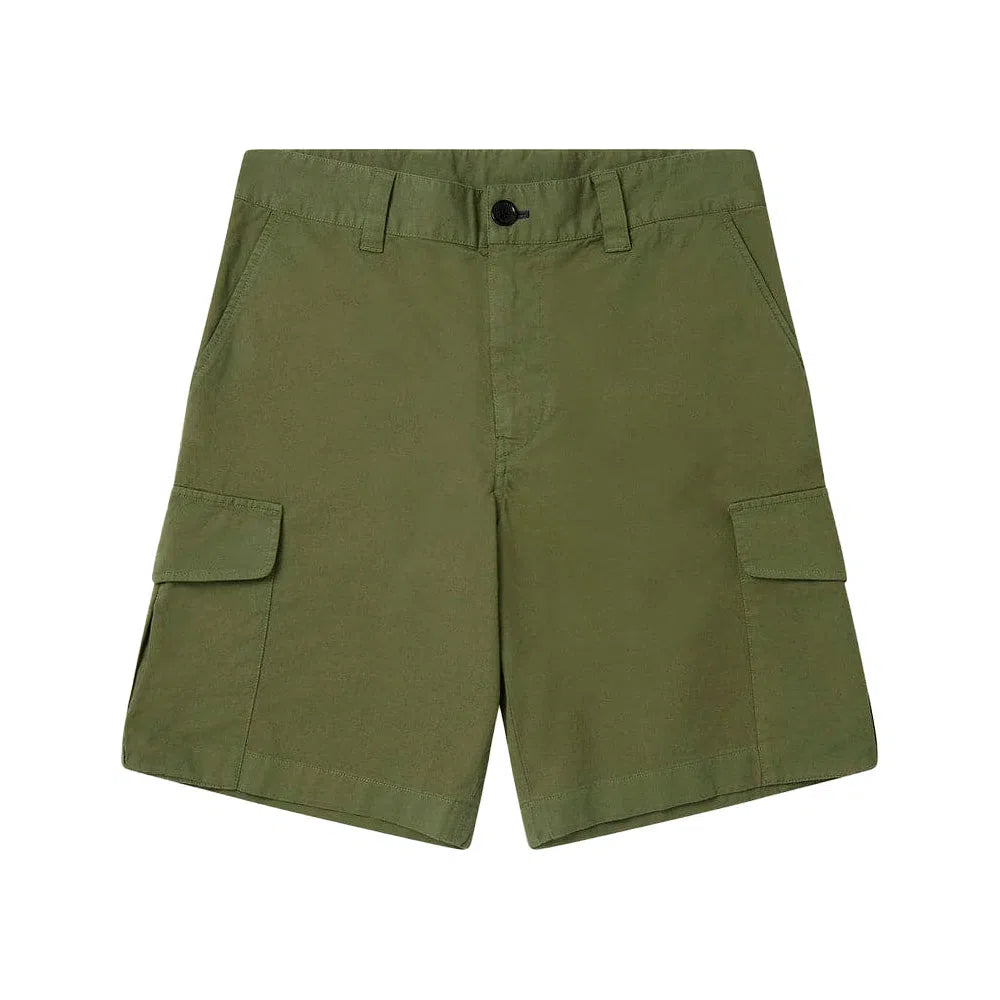 PAUL SMITH Cargo Skater Short - Olive-Casual Shorts-5059674434173