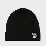 PAUL SMITH HAT Beanie Zebra - Black-Caps-19741830