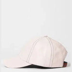 PAUL SMITH Leather Cap - White-Caps-5063184069992