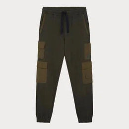 PAUL SMITH Pocket Sweatpants - Olive-Trousers-5059970966880