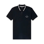 PAUL SMITH Polo Shirt SS Happy - Black-T-Shirts-