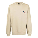 PAUL SMITH Reg Fit Sweatshirt Zebra Logo Stripe - Light Beige