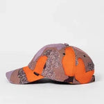 PAUL SMITH Rug Print Cotton Cap - Orange-Caps-5063184070578