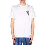 PAUL SMITH Tshirt PSNA Zebra Logo - White-T-Shirts-5059674473097