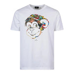PAUL SMITH Tshirt Reg Fit SS Monkey Comic - White-T-Shirts-96456326
