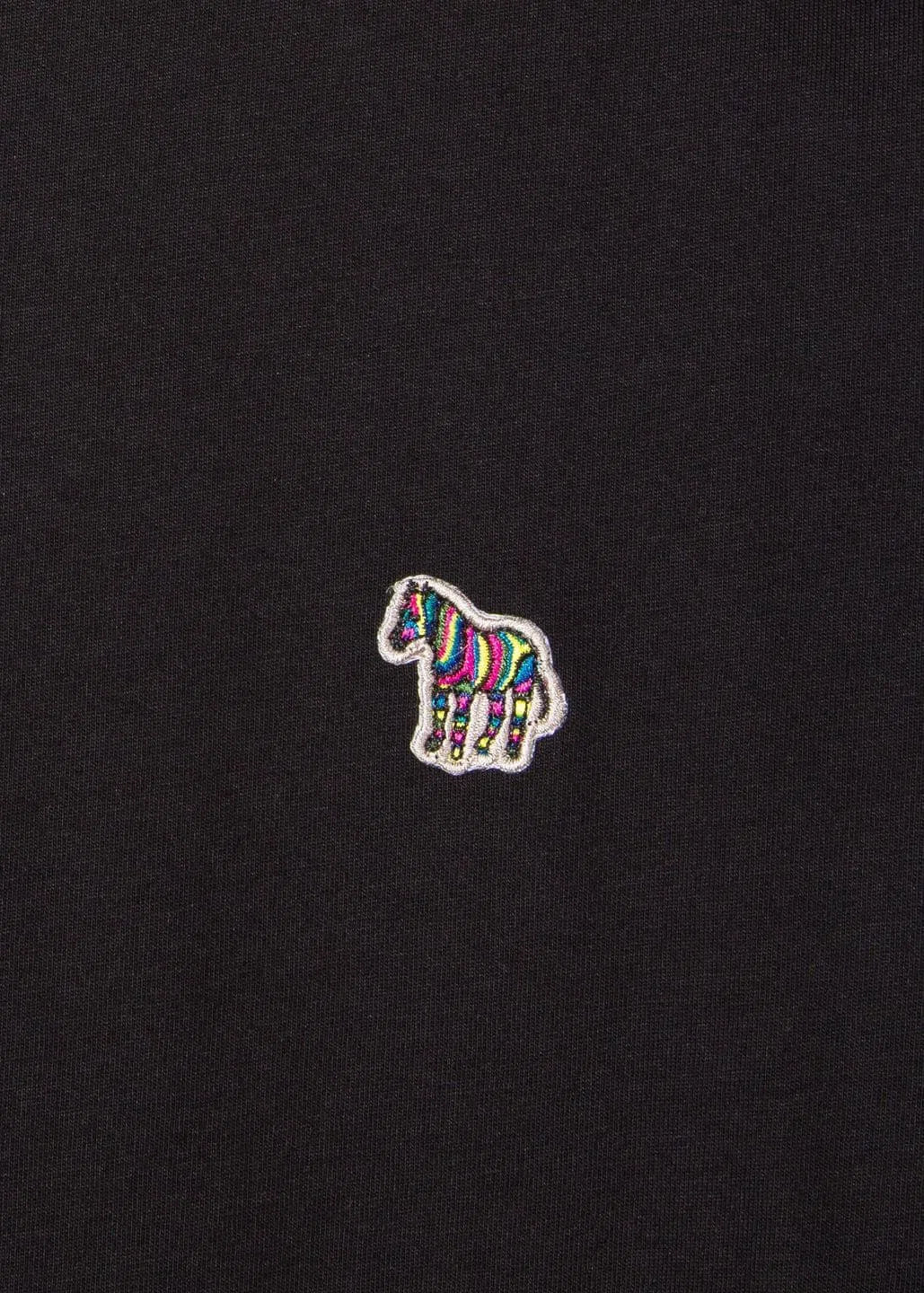 PAUL SMITH Tshirt SS Zebra Logo - Black-T-Shirts-
