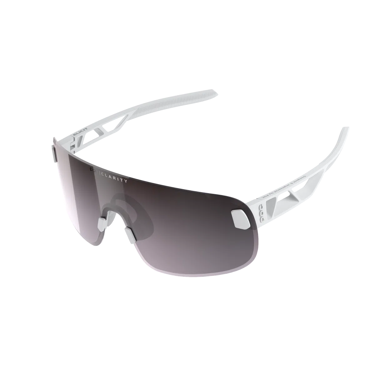 POC Glasses Elicit Clarity - Hydrogen White/Violet Silver Mirror 