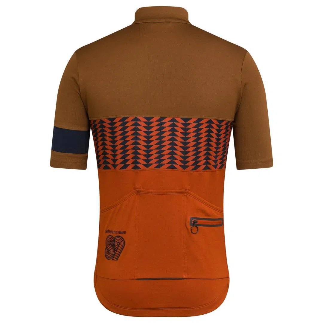 RAPHA Classic Climbs Jersey - PIE Paprika/Brown-Velodrom