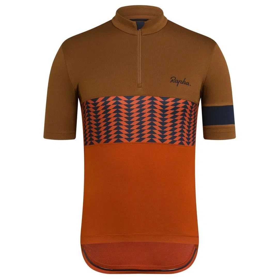 RAPHA Classic Climbs Jersey - PIE Paprika/Brown – Velodrom CC