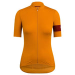 RAPHA Classic Flyweight Jersey Women - TCF Mustard/Brick Default Rapha