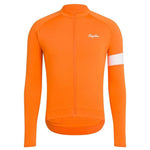 Rapha Core Long Sleeve Jersey Orange Default Velodrom Barcelona