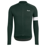 Rapha Core Long Sleeve Jersey Dark Green Default Velodrom Barcelona