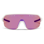 RAPHA EXPLORE GLASSES - White/Pink Blue Lens Default Velodrom Barcelona