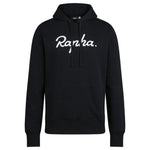 RAPHA Logo Pullover Hoodie - Black/White Default Rapha